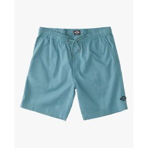 Men's Billabong Layback‎ Twill Shorts Size X Large Elastic Drawstring Blue NEW